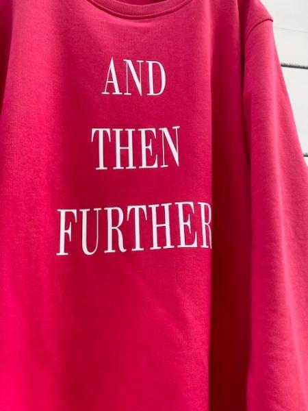 "And then Further" Sweater rot